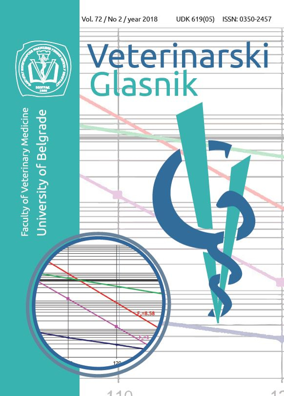 The cover image, by Rašeta et al., is based on the Article Determination of Co-value as an indicator of nutritive value of pâté sterilised by regular and optimized regimes, https://doi.org/10.2298/VETGL180711011R